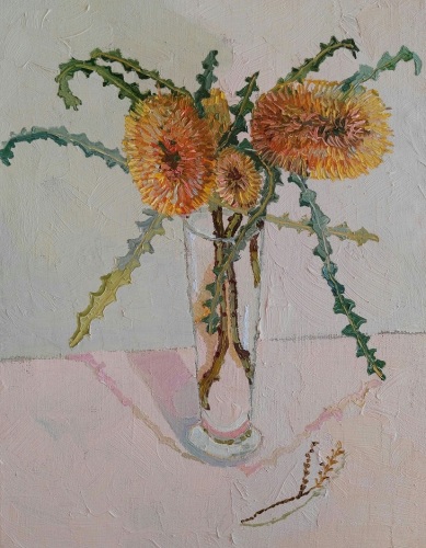 CHLOE TUPPER - Orange Banksias in Glass