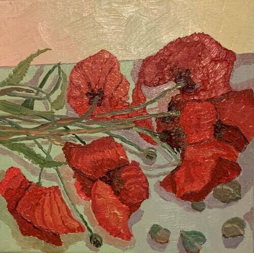 CHLOE TUPPER - Bunch of Poppies Laying