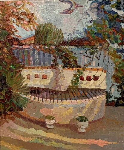 CHLOE TUPPER - Fishpond in Garden