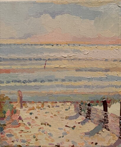 CHLOE TUPPER - Sunny Day at Sorrento Beach with Fence