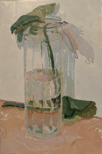 CHLOE TUPPER - Spaghetti Jar with Leaf