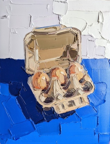 KATHRYN HAUG - Egg Carton (Blue)