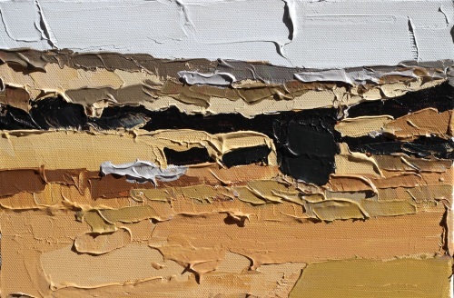 KATHRYN HAUG - Small Ochre Landscape